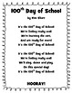 100th Day of School Poem