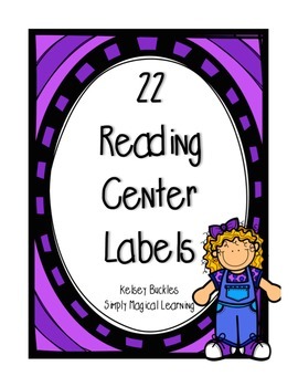 22 Reading Center Labels