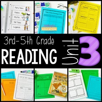 3rd-5th Grade Guided Reading Unit 3 {Traditional Literature}