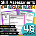 4th Grade Common Core Math Assessments and Data Collection