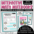 4th Grade Interactive Math Notebook - Operations &amp; Algebra