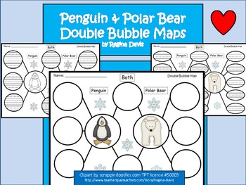 A+ Penguin & Polar Bear:  Double Bubble Maps