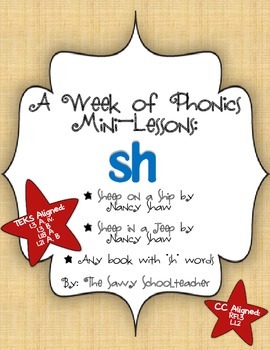 A Week of Phonics Mini-Lessons: Sh