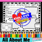 All About Me - Back to School Poster