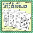 Alphabet Activities:  Letter Identification