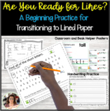 Are You Ready For Lines? Writing Transition Posters and Practice