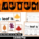 Autumn / Fall Sight Word Flip Books