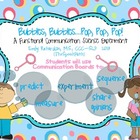 Bubbles, Bubbles…Pop, Pop, Pop!  A Functional Communicatio