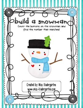 Build a Snowman- Number Recognition Practice
