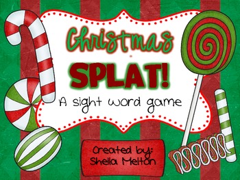 Christmas Splat FREEBIE! {A Sight Word Game / Literacy Center}