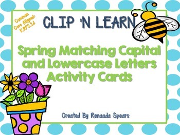 Clip 'N Learn Spring Activity Cards Set #2