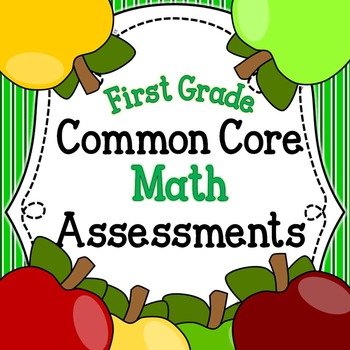 Common Core Math Assessments for First Grade