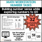 Common Core: Number Cards to 120, Workstation Activity Cards