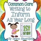 Common Core- Writing to Inform All Year Long