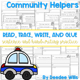 Community Helpers: Read, Trace, Glue, and Draw