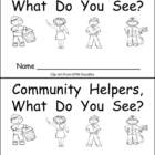 Community Helpers What Do You See Kindergarten Emergent Re