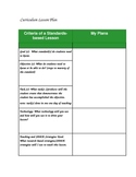 Curricular Lesson Planner (PDF)
