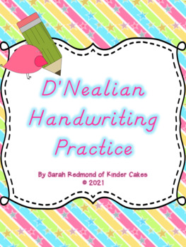 D'Nealian Handwriting Practice