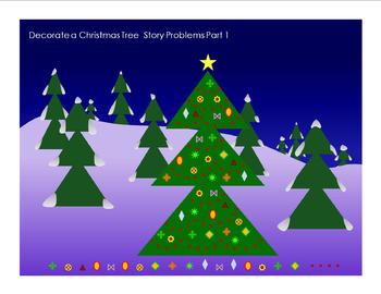 Decorate a Christmas Tree Story Problems 1
