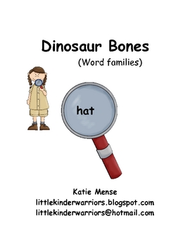 Dinosaur literacy center, word families (Revised!)