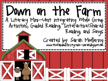 Down on the Farm Literacy Mini-Unit