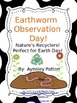 Earth Day with Earthworms!!  {Earthworm Observation Day}