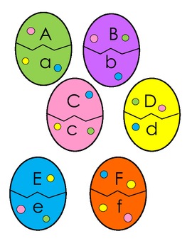 Easter Egg Letter Match
