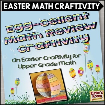 Easter Math Craftivity for the Upper Grades