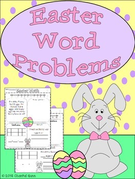Easter Math Word Problems (K-2)
