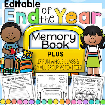 End of Year Memory Book Clever Classroom's top seller