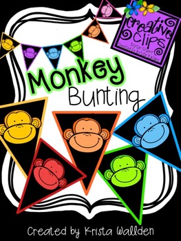 {FREE} Create a Colorful Monkey Bunting