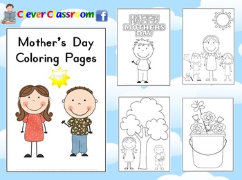 FREE Mother's Day Coloring Pages - 10 pages