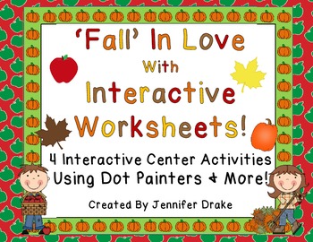 'Fall' In Love With Interactive Worksheets!  CC Aligned!  