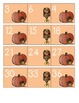 Fall/Thanksgiving Themed Skip Counting Puzzles