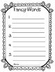 Fancy Nancy Word List