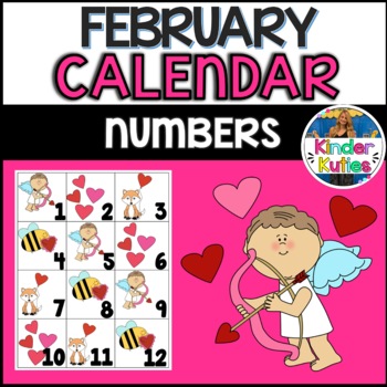 February Calendar Numbers