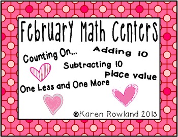 February Math Centers - Number and Operations in Base Ten