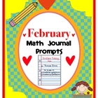 February Math Journal Prompts
