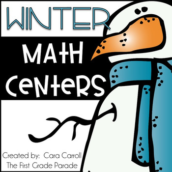 Feelin' Frosty Math Tubs {12 Math Tub Activities for Winter}