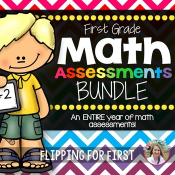 First Grade Common Core Math Assessments Bundle
