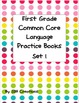 First Grade Language Common Core Practice Books 1-4