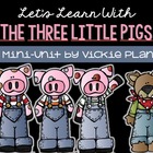 Fun With The Three Little Pigs {Math and Language Arts Act