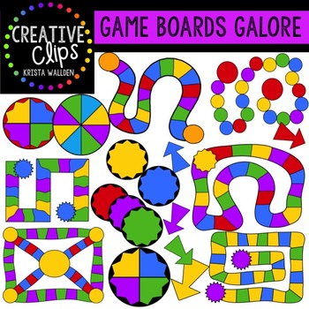 Game Boards Galore {Creative Clips Digital Clipart}