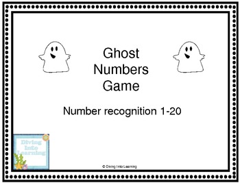 Ghost Numbers 1-20 Game