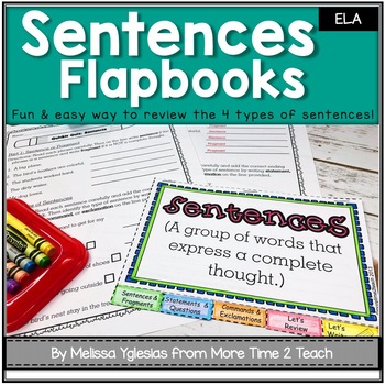 Grammar: Sentences Flapbook {FREEBIE}
