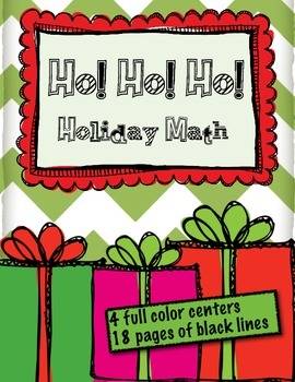 Ho Ho Ho! Numbers and Operations: Christmas Math Centers a