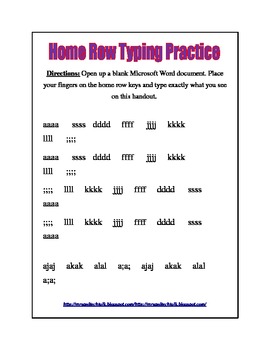 Typing Practice