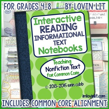 Interactive Reading Notebooks Informational Text: Nonficti