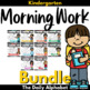 Kindergarten Morning Work Bundled