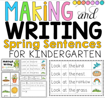 Making and Writing Spring Sentences